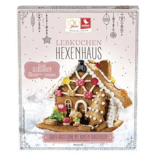 Lebkuchen-Hexenhaus zum Selberbauen 900G Lebkuchen-Hexenhaus zum Selberbauen 900G