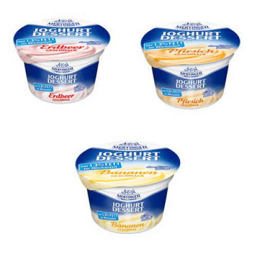 Fruchtjoghurt-Dessert 3-fach sortiert halal 100g Fruchtjoghurt-Dessert 3-fach sortiert halal 100g