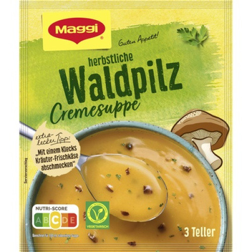Maggi Waldpilz-Cremesuppe 3Teller Maggi Waldpilz-Cremesuppe 3Teller