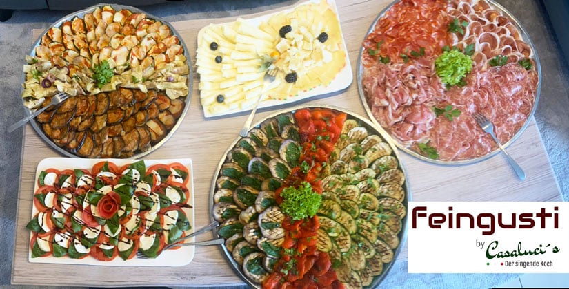 Feingusti by Casaluci's zaubert die perfekte Antipasti-Platte für Heilig Abend und Silvester
