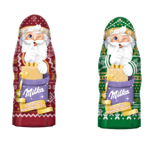 Milka Weihnachtsmann Alpenmilch Design Edition 90g Milka Weihnachtsmann Alpenmilch Design Edition 90g
