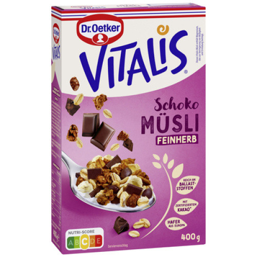 Vitalis Müsli Schoko feinherb 400g Vitalis Müsli Schoko feinherb 400g