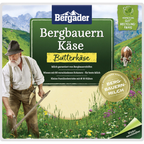 Bergader Bergbauern Butterkäse 52% frisch 150g Bergader Bergbauern Butterkäse 52% frisch 150g