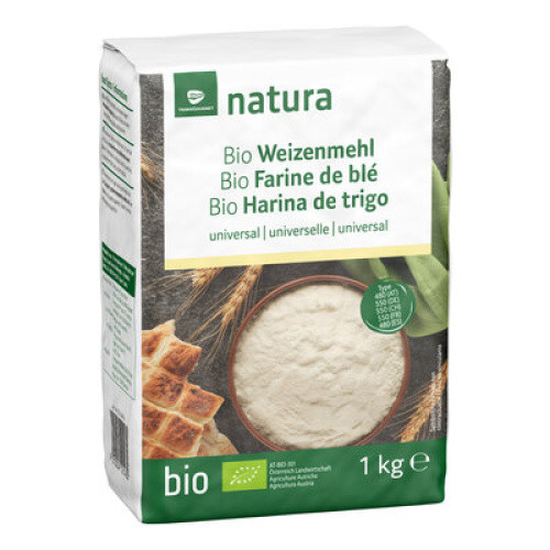 Bio Weizenmehl Type 550 1kg Bio Weizenmehl Type 550 1kg