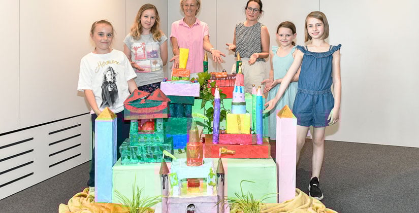 Ausstellung im Rathaus: Aus Einzelarbeiten entstand ein Kunstwerk Ausstellung im Rathaus: Aus Einzelarbeiten entstand ein Kunstwerk