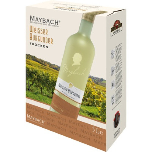 Maybach Weisser Burgunder QbA, trocken Rheinland Pfalz 3L Maybach Weisser Burgunder QbA, trocken Rheinland Pfalz 3L