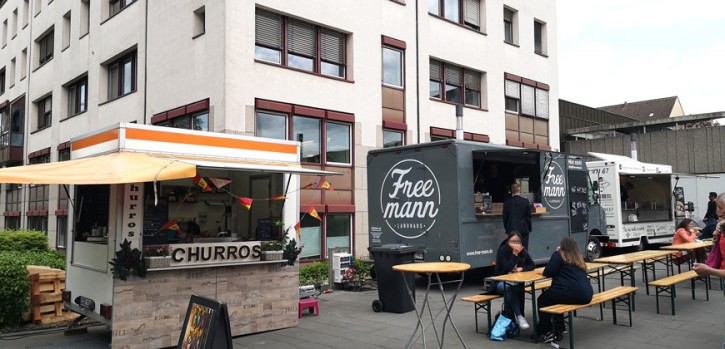 Monatlich good food. good drinks. good music. good people auf dem Wiederhold-Platz