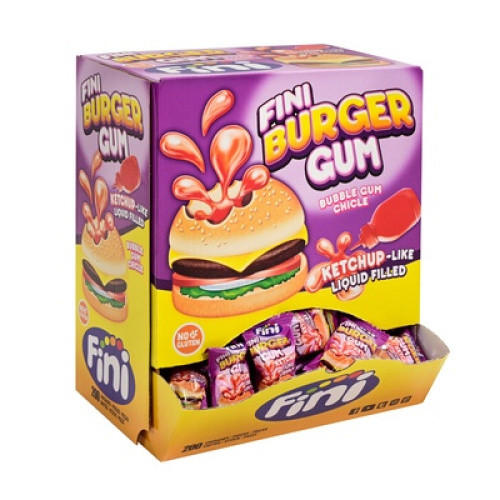 Fini Boom Burger Gum 200St Fini Boom Burger Gum 200St