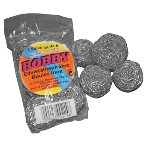 Bobby Edelstahlspirale 5 Stück Bobby Edelstahlspirale 5 Stück
