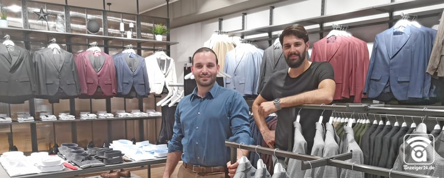 Neueröffnung: Sakkos, Hemden und Schuhe von türkischem Star-Designer Neueröffnung: Sakkos, Hemden und Schuhe von türkischem Star-Designer