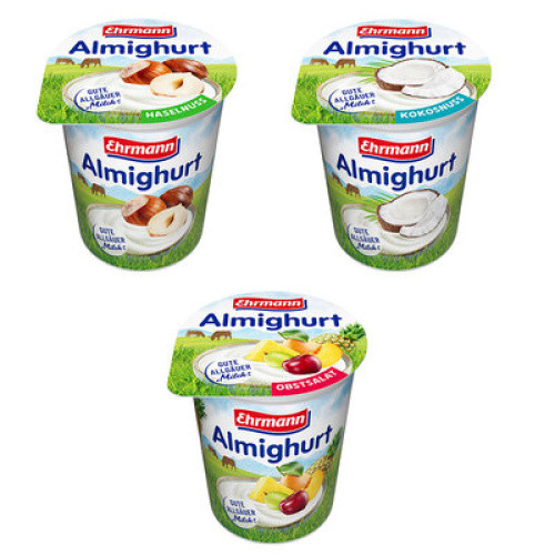 Almighurt Sortiment 5 3,8% frisch 150g Almighurt Sortiment 5 3,8% frisch 150g