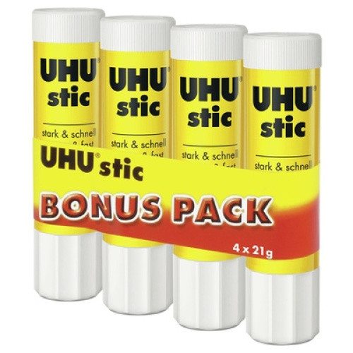 UHU stic Klebestift 4x21g BONUSPACK 4x21g UHU stic Klebestift 4x21g BONUSPACK 4x21g