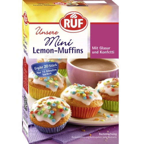 Mini Muffin Lemon Backmischung 350g Mini Muffin Lemon Backmischung 350g