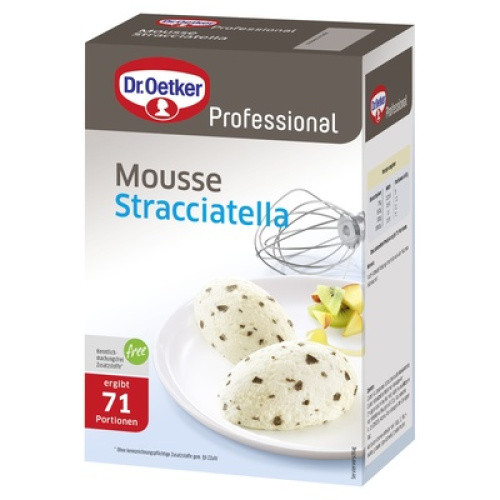 Mousse Stracciatella ohne Kochen 1kg (erg. ca.71x60g) Mousse Stracciatella ohne Kochen 1kg (erg. ca.71x60g)