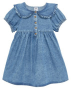 Jeanskleid mit Bubikragen, Kiki & Koko, Knopfleiste, jeansblau Jeanskleid mit Bubikragen, Kiki & Koko, Knopfleiste, jeansblau