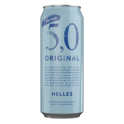 5,0 Original Helles 0,5l 5,0 Original Helles 0,5l