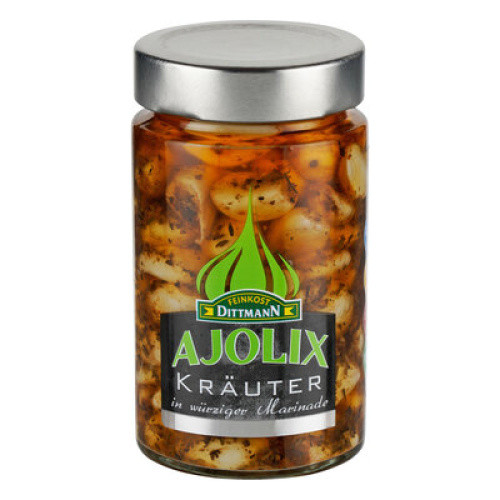 Ajolix Kräuter in würziger Marinade 225g Ajolix Kräuter in würziger Marinade 225g