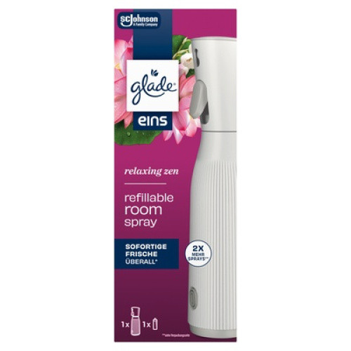 Glade eins refillable room spray Starter Set Relaxing Zen 10ml Glade eins refillable room spray Starter Set Relaxing Zen 10ml