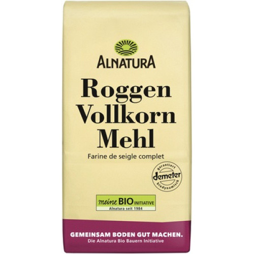 Bio Roggenvollkornmehl 1kg Bio Roggenvollkornmehl 1kg