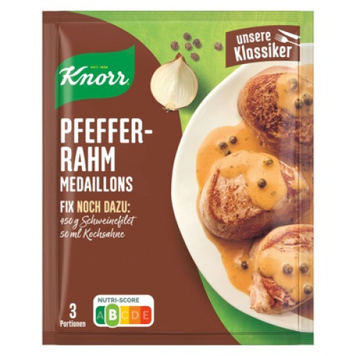 Knorr Fix für Pfefferrahmmedallions 35g Knorr Fix für Pfefferrahmmedallions 35g