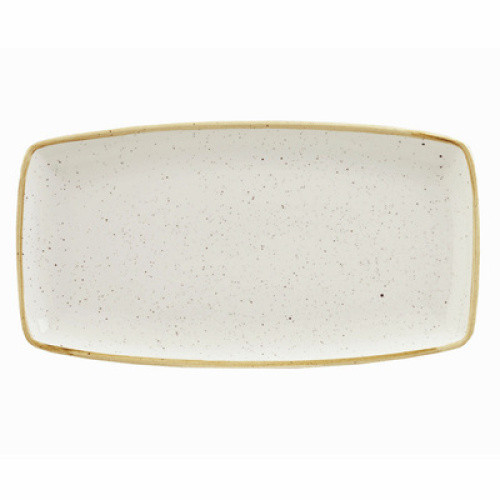 Platte eckig Stonecast 35x18,5cm barley white 1St Platte eckig Stonecast 35x18,5cm barley white 1St