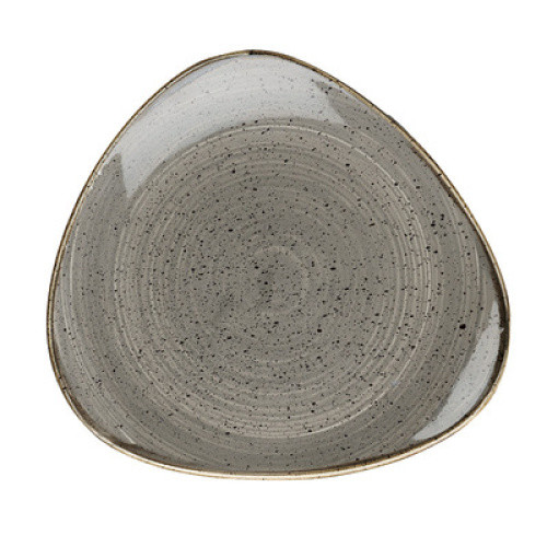 Teller flach Stonecast dreieckig 26,5cm peppercorn grey 1St Teller flach Stonecast dreieckig 26,5cm peppercorn grey 1St