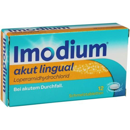 Imodium akut lingual Schmelztabletten Imodium akut lingual Schmelztabletten