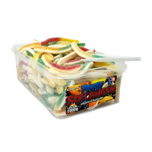 Fruchtschlangen halal Fruchtgummi 1000g (ca.125St) Fruchtschlangen halal Fruchtgummi 1000g (ca.125St)