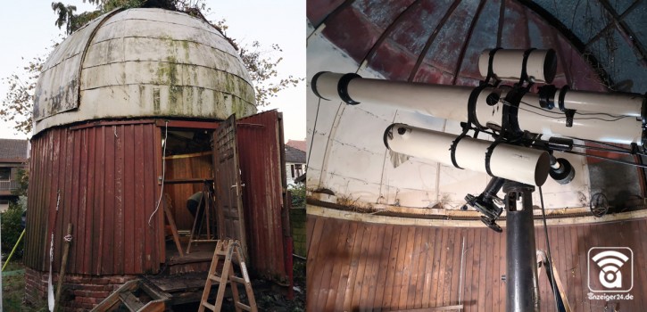 Vereinsamte Sternwarte aus Hilden: Wiederaufbau im Freilichtmuseum Kommern Vereinsamte Sternwarte aus Hilden: Wiederaufbau im Freilichtmuseum Kommern