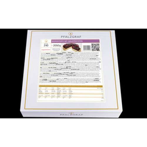 Beerentorte mit Waldfrüchten ungeschnitten TK 2050g Beerentorte mit Waldfrüchten ungeschnitten TK 2050g