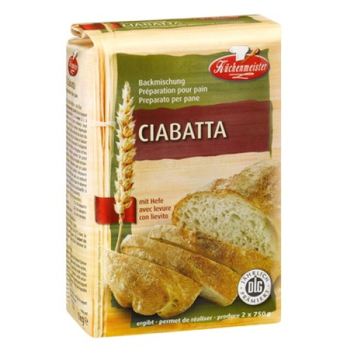 Küchenmeister Backmischung Ciabatta 1000g Küchenmeister Backmischung Ciabatta 1000g
