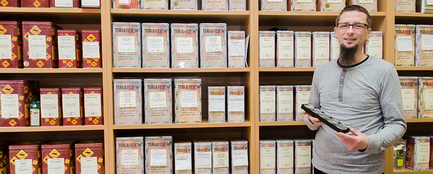André Raeck führt Konni's Shop als „das Teeparadies“ und „der Gewürzladen“ weiter