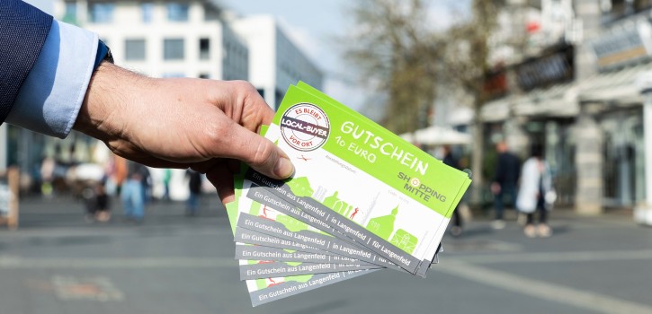 Langenfeld Gutschein sichert örtlichen Umsatz 
