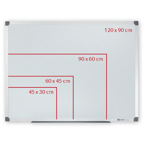 Wandtafel weiss 120x90 cm 1St Wandtafel weiss 120x90 cm 1St