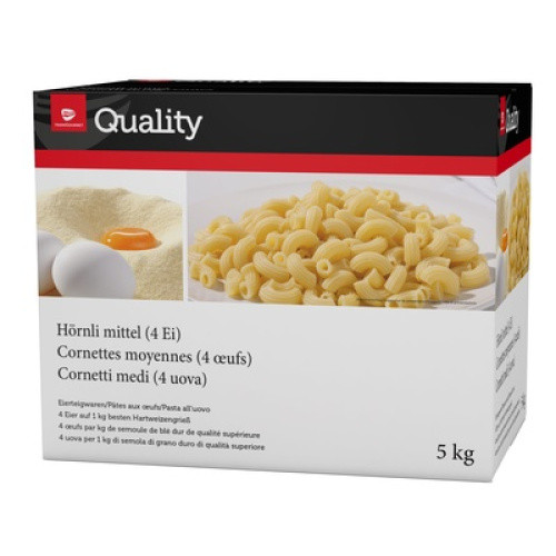 Transgourmet Quality Hörnli mittel 5kg Transgourmet Quality Hörnli mittel 5kg