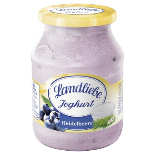 Landliebe Fruchtjoghurt Heidelbeer frisch 500g Landliebe Fruchtjoghurt Heidelbeer frisch 500g