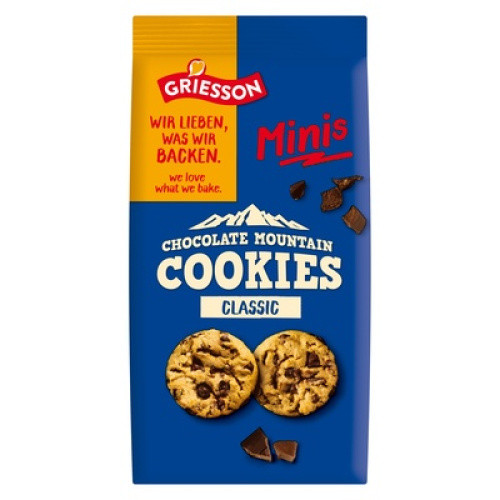 Cookies Mini Chocolate Mountain Classic vegan 125g Cookies Mini Chocolate Mountain Classic vegan 125g