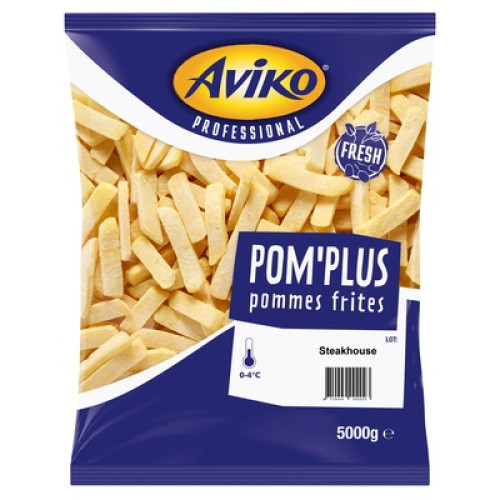 Frische Pom´Plus Steakhouse Pommes frites 5kg Frische Pom´Plus Steakhouse Pommes frites 5kg