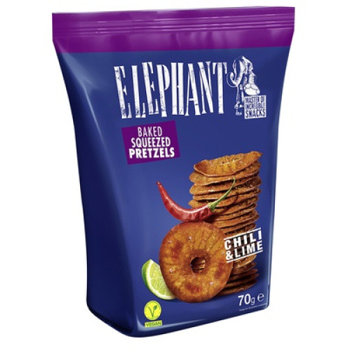 Pretzels Chili und Limette Elephant 70g Pretzels Chili und Limette Elephant 70g