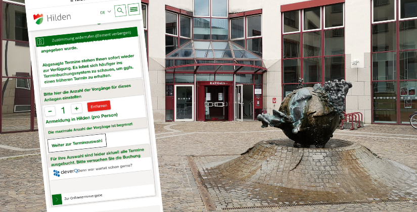 Hat das noch etwas mit 'Service' zu tun? Freie Termine im Bürgerbüro erst in neun (!) Wochen!