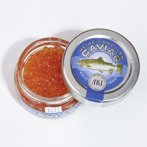 ASC Heide Forellen Caviar frisch 50g ASC Heide Forellen Caviar frisch 50g