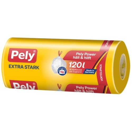Pely Zug-Beutel extra 120L 16St Pely Zug-Beutel extra 120L 16St