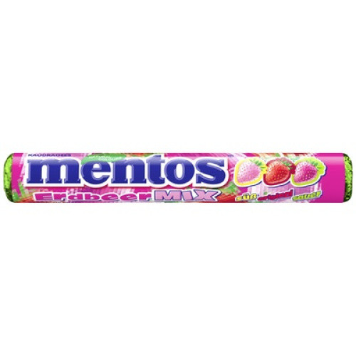 Mentos Erdbeer-Mix 38G Mentos Erdbeer-Mix 38G