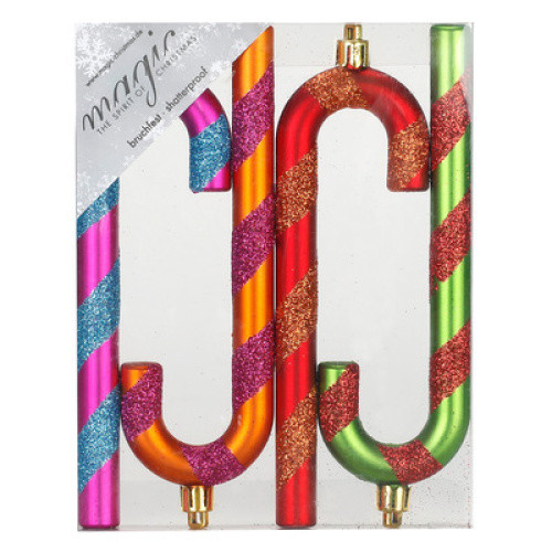 Weihnachtsbaumdeko Zuckerstange 4er Weihnachtsbaumdeko Zuckerstange 4er