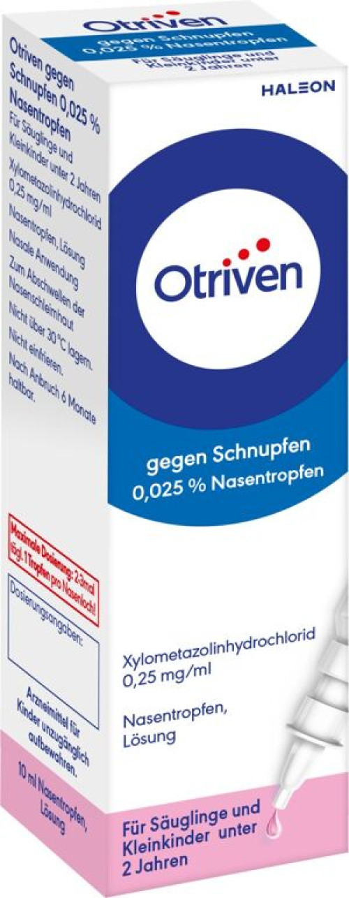 Otriven gegen Schnupfen 0.025% Nasentropfen Otriven gegen Schnupfen 0.025% Nasentropfen