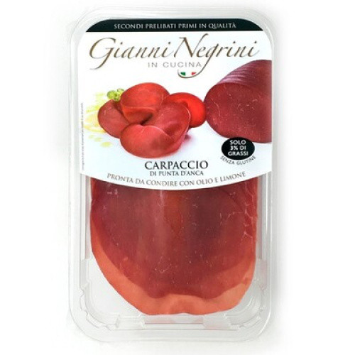 Original Italienische Carpaccio di Bresaola frisch 70g Original Italienische Carpaccio di Bresaola frisch 70g