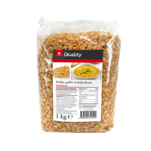 Gelbe Schälerbsen 1/2 1kg Gelbe Schälerbsen 1/2 1kg