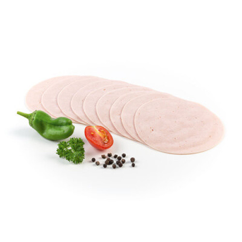 Geflügel-Mortadella geschnitten frisch 500g Geflügel-Mortadella geschnitten frisch 500g