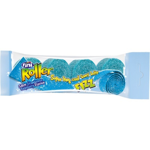 Fini Fruchtgummi Raspberry Roller 4x20g Fini Fruchtgummi Raspberry Roller 4x20g
