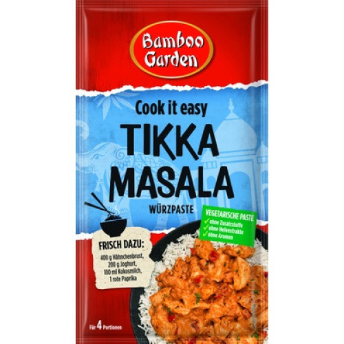 Tikka Masala Würzpaste vegetarisch 45g Tikka Masala Würzpaste vegetarisch 45g